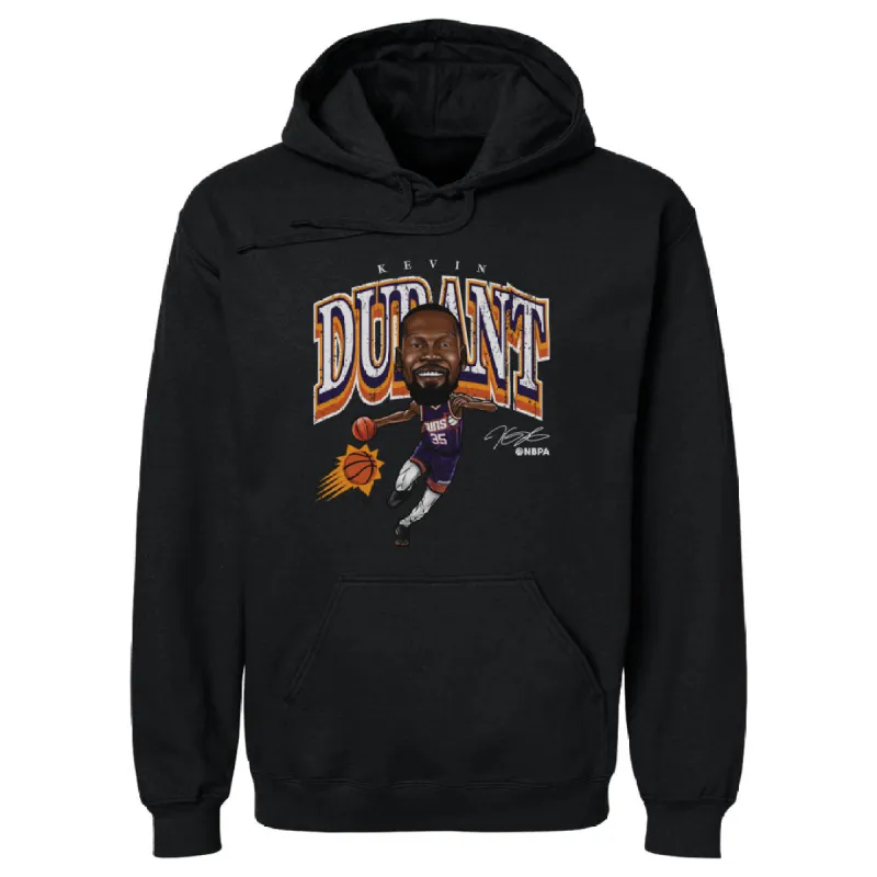 Kevin Durant Phoenix Suns Cartoon WHT made by 500 Level