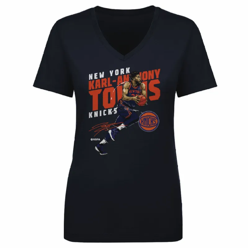 Karl-Anthony Towns New York Knicks Slant WHT sold by 500 Level