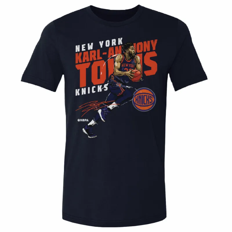 Karl-Anthony Towns New York Knicks Slant WHT sold by 500 Level