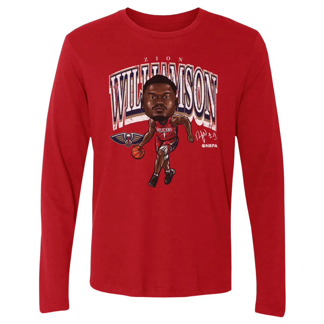 Zion Williamson New Orleans Pelicans Cartoon WHT sold by 500 Level product image thumbnail 3