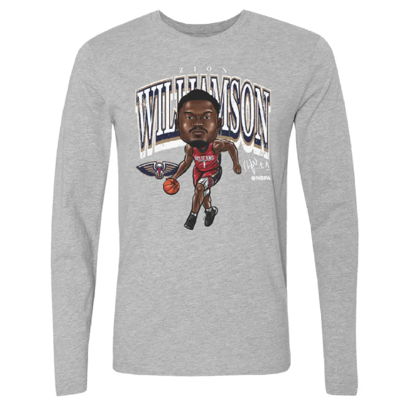 Zion Williamson New Orleans Pelicans Cartoon WHT sold by 500 Level