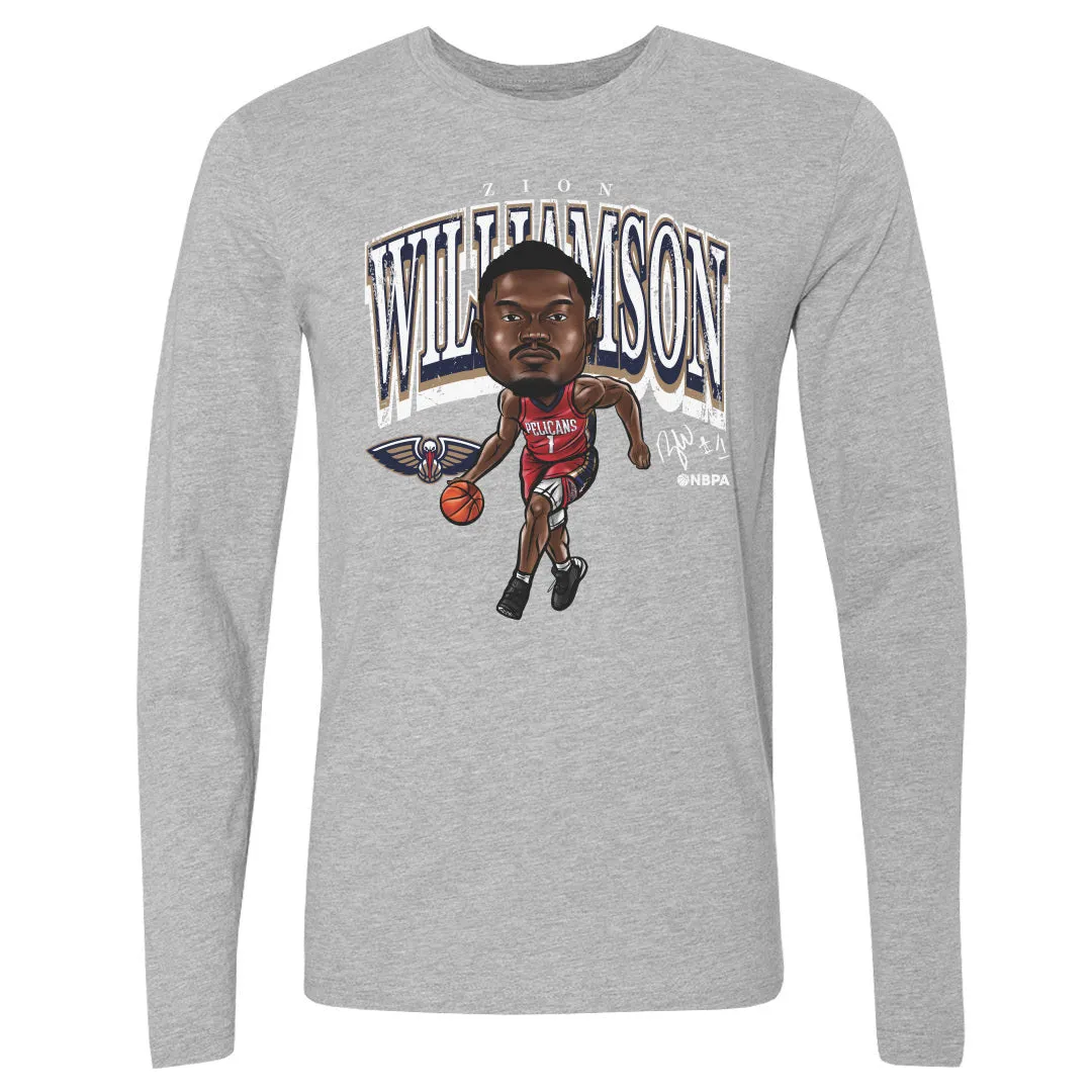 Zion Williamson New Orleans Pelicans Cartoon WHT sold by 500 Level