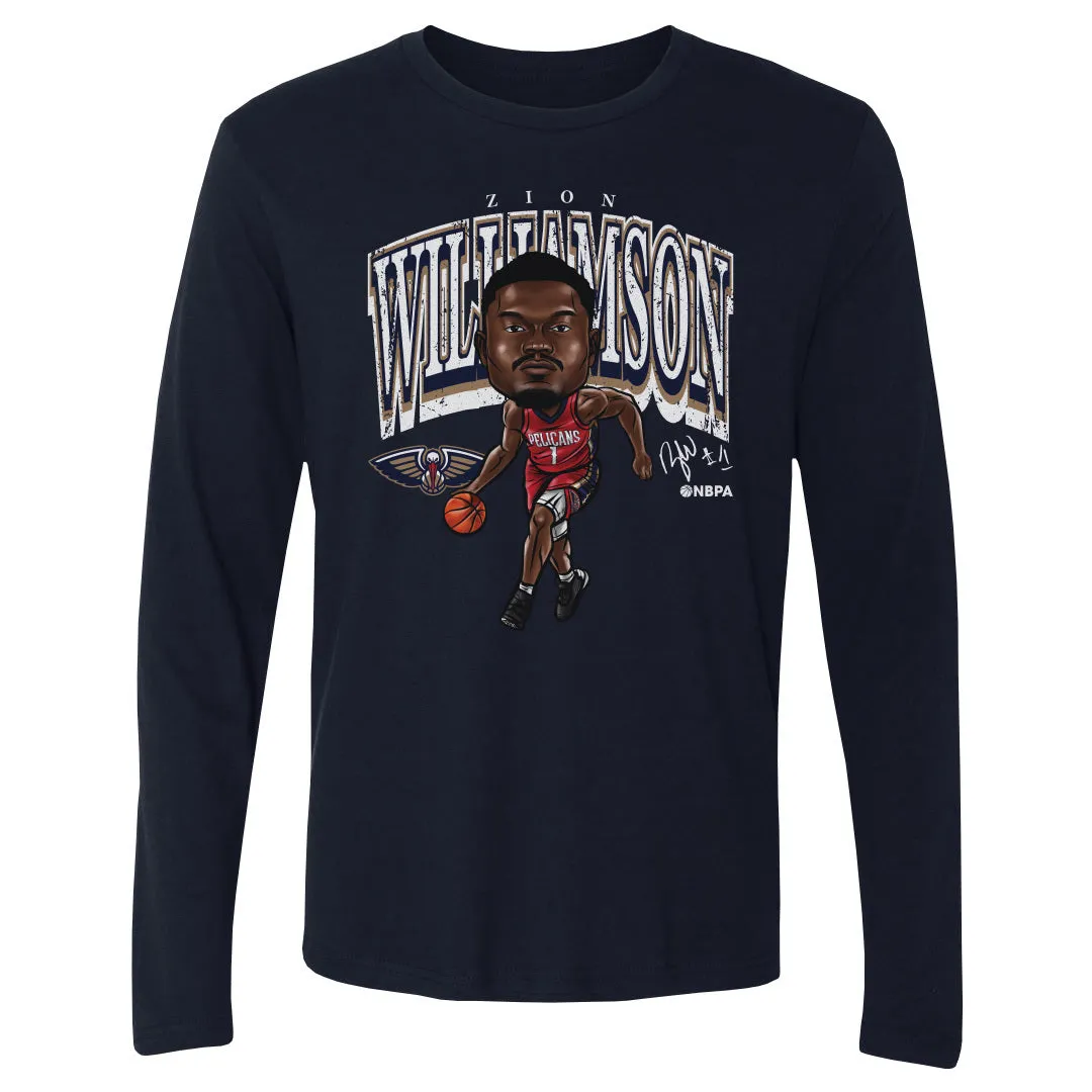 Zion Williamson New Orleans Pelicans Cartoon WHT sold by 500 Level product image thumbnail 2