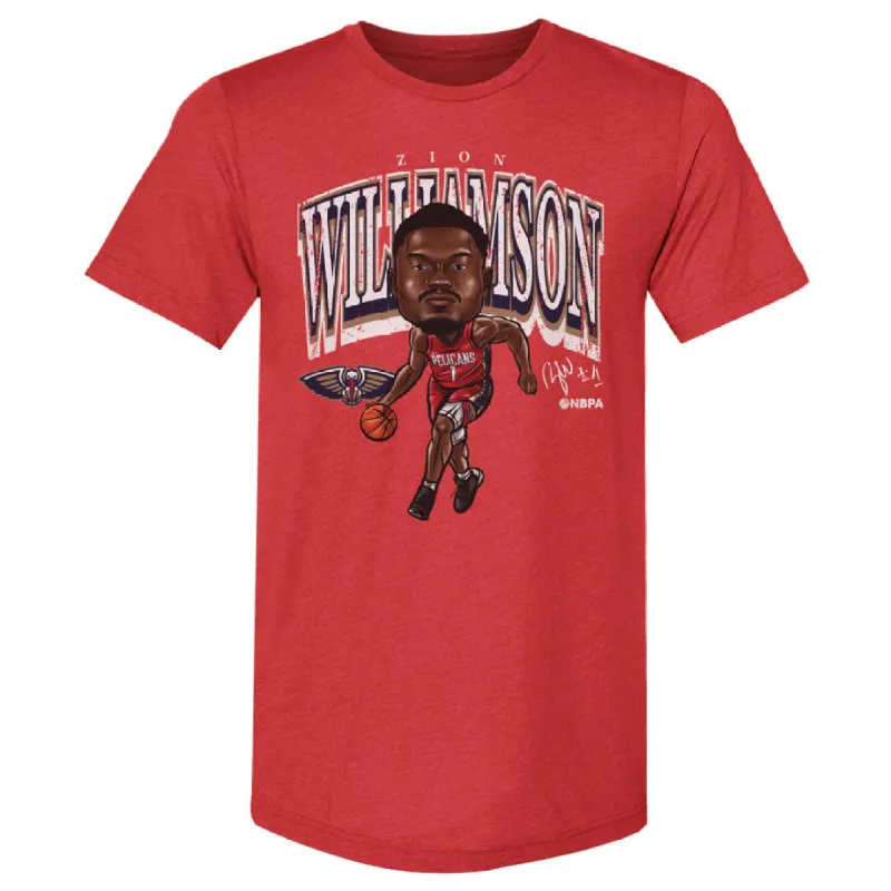 Zion Williamson New Orleans Pelicans Cartoon WHT sold by 500 Level