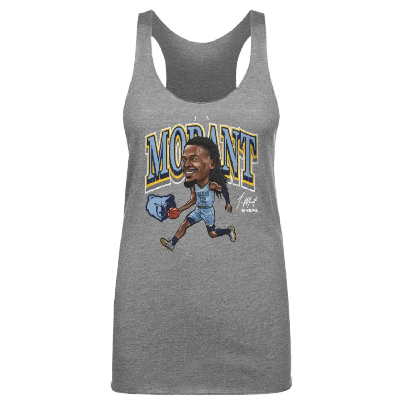 Ja Morant Memphis Grizzlies Cartoon WHT sold by 500 Level