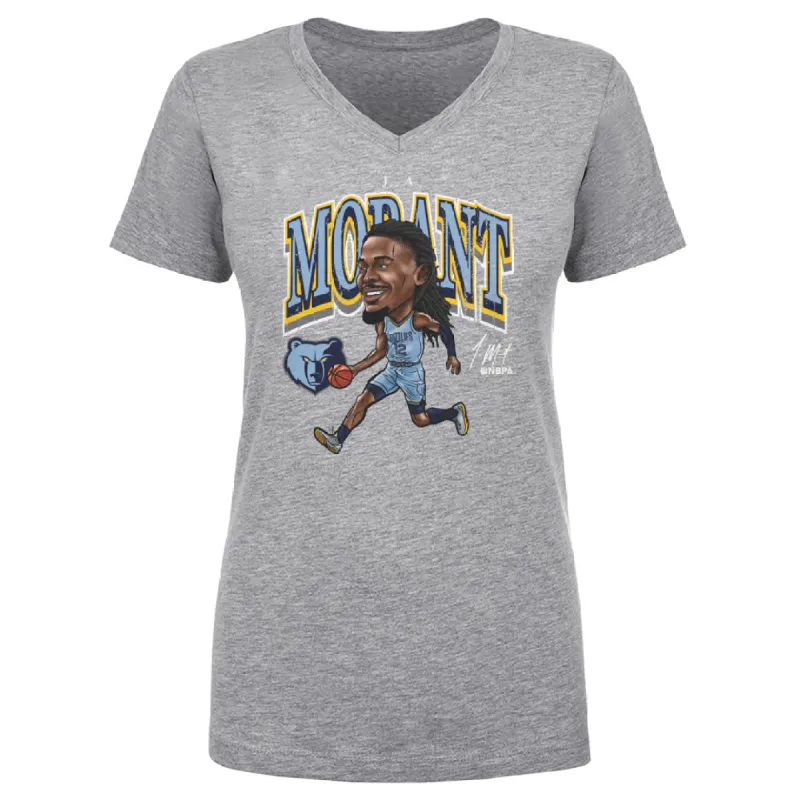 Ja Morant Memphis Grizzlies Cartoon WHT sold by 500 Level