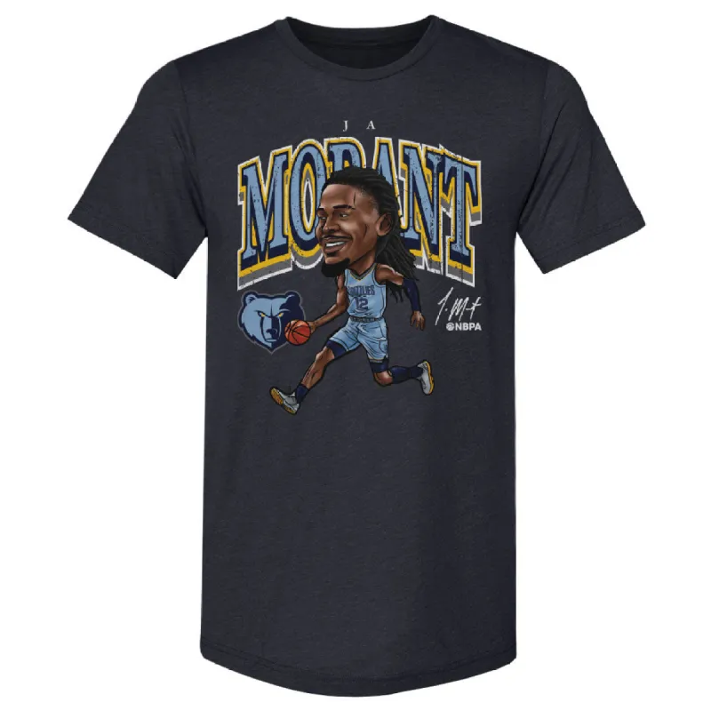 Ja Morant Memphis Grizzlies Cartoon WHT sold by 500 Level