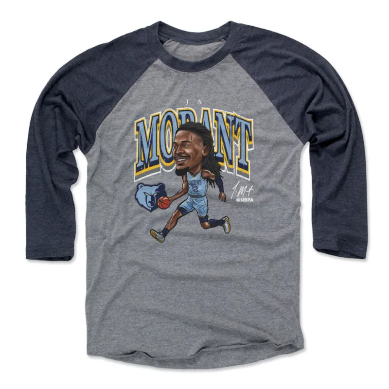 Ja Morant Memphis Grizzlies Cartoon WHT sold by 500 Level