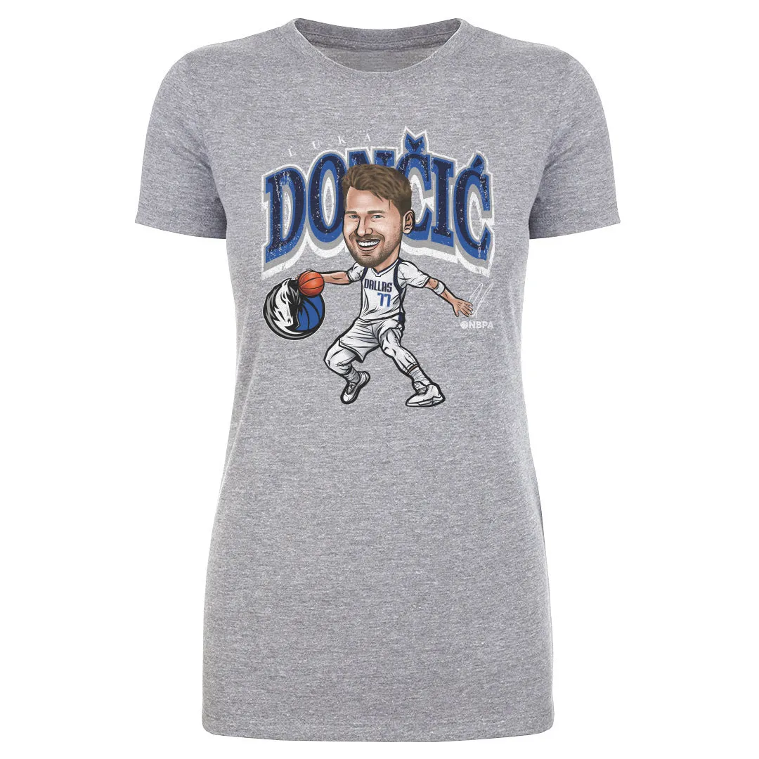 Luka Doncic Dallas Mavericks Cartoon WHT sold by 500 Level