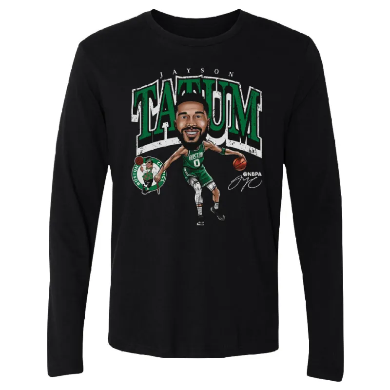 Jayson Tatum Boston Celtics Cartoon WHT sold by 500 Level