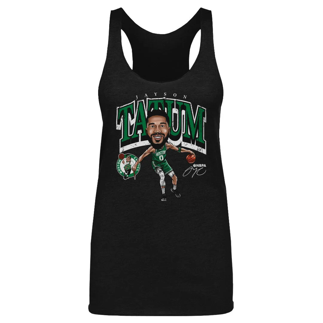 Jayson Tatum Boston Celtics Cartoon WHT sold by 500 Level