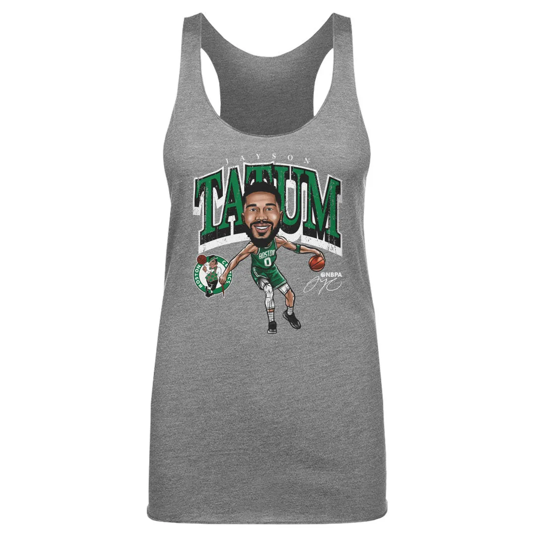 Jayson Tatum Boston Celtics Cartoon WHT sold by 500 Level product image thumbnail 2