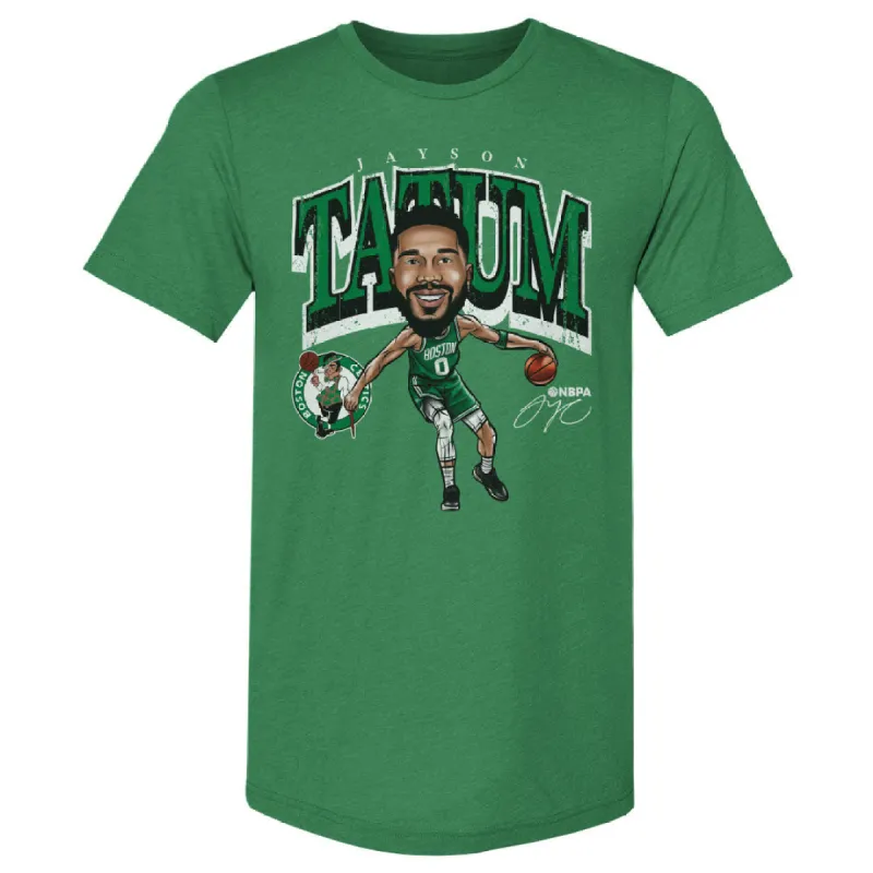 Jayson Tatum Boston Celtics Cartoon WHT sold by 500 Level