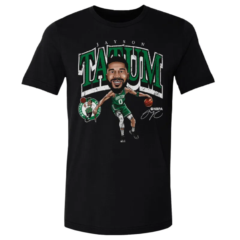 Jayson Tatum Boston Celtics Cartoon WHT sold by 500 Level