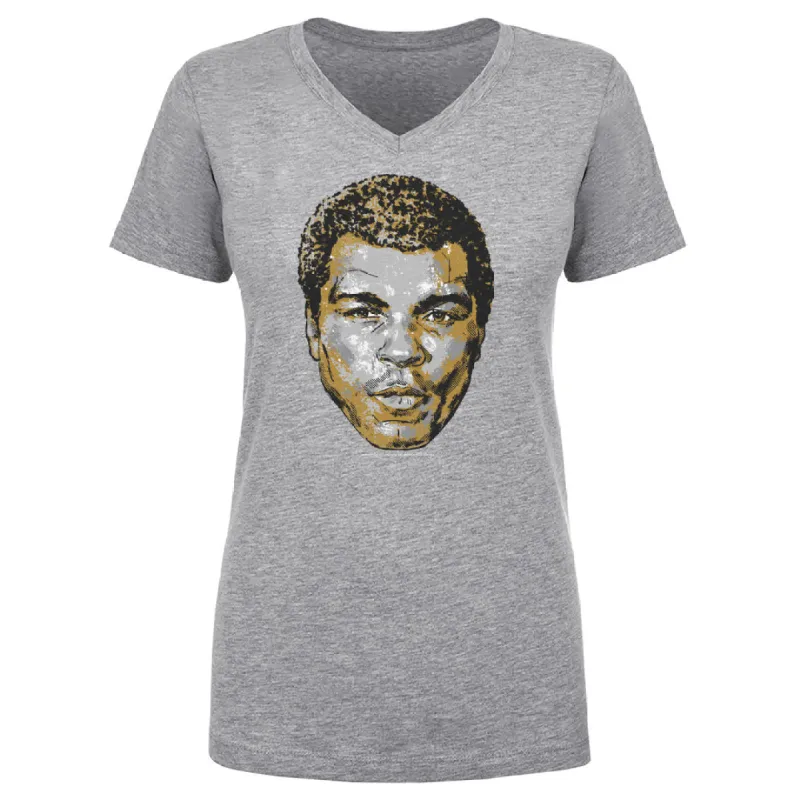 Muhammad Ali Portrait WHT made by 500 Level