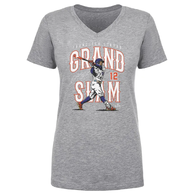Francisco Lindor New York M Grand Slam WHT sold by 500 Level