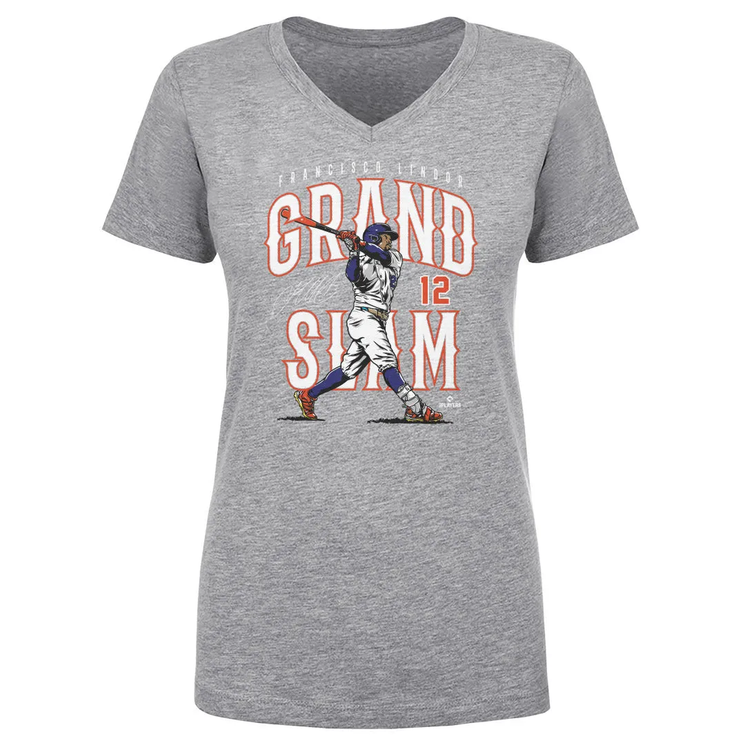 Francisco Lindor New York M Grand Slam WHT sold by 500 Level