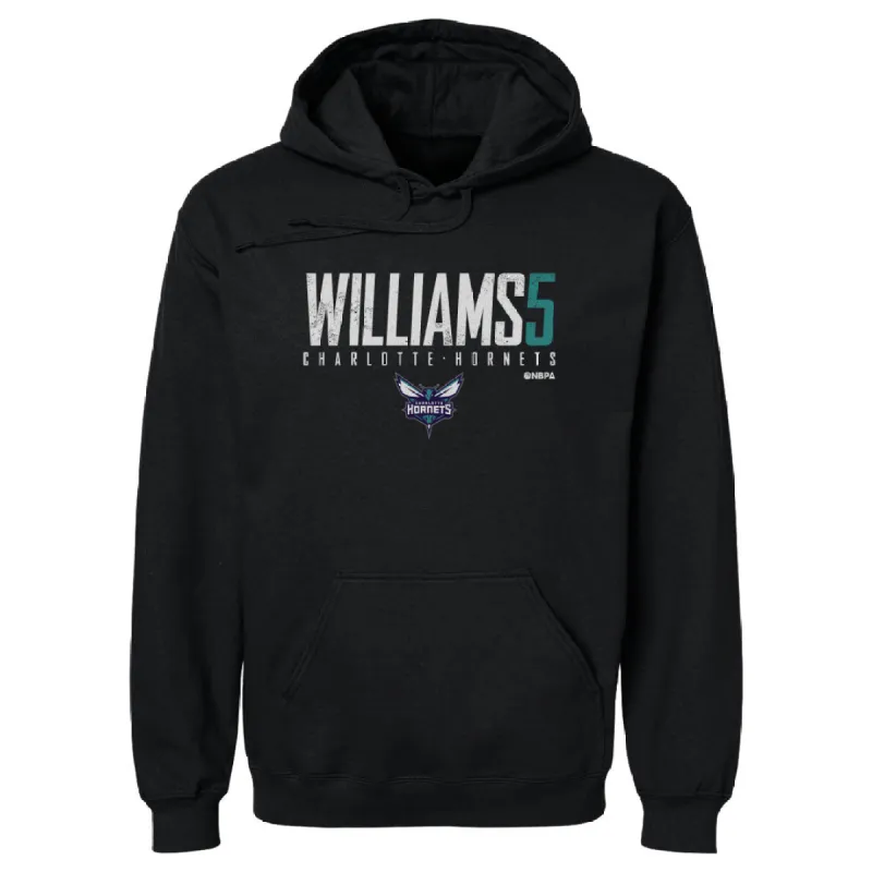 Mark Williams Charlotte Hornets Elite WHT made by 500 Level