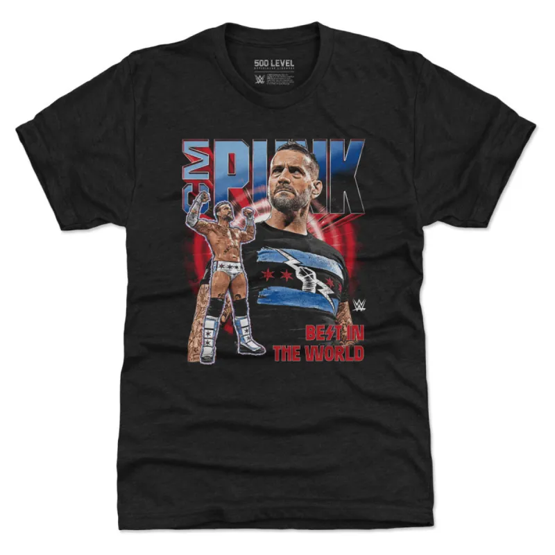 CM Punk Vintage WHT made by 500 Level