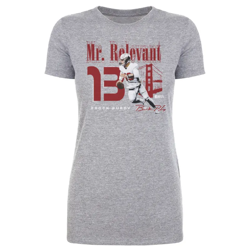 Brock Purdy San Francisco Scramble WHT sold by 500 Level