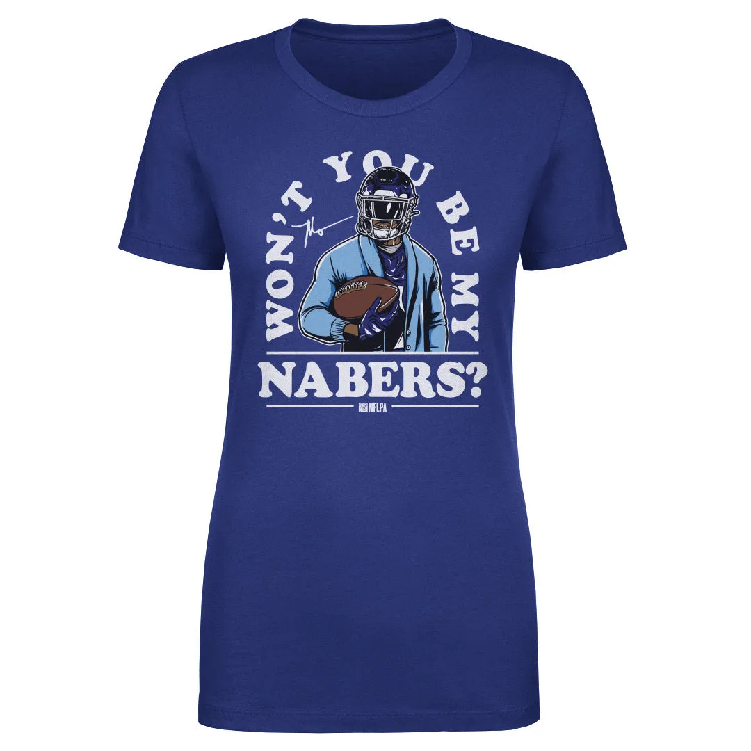 Malik Nabers New York G Be My Nabers WHT sold by 500 Level