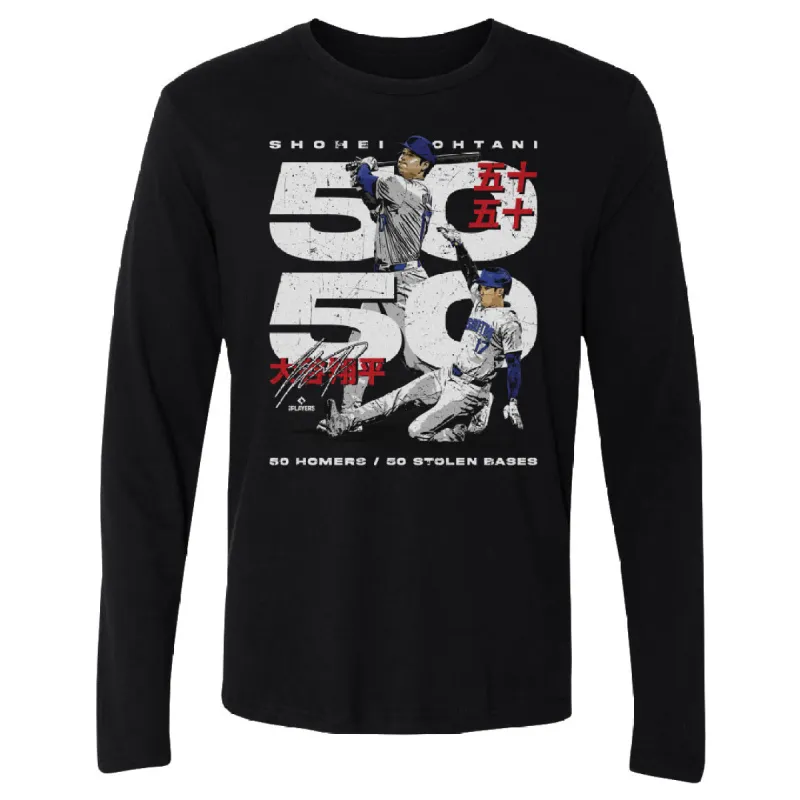 Shohei Ohtani Los Angeles D 50-50 Club Japanese WHT sold by 500 Level