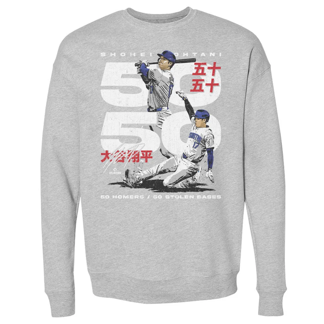 Shohei Ohtani Los Angeles D 50-50 Club Japanese WHT sold by 500 Level