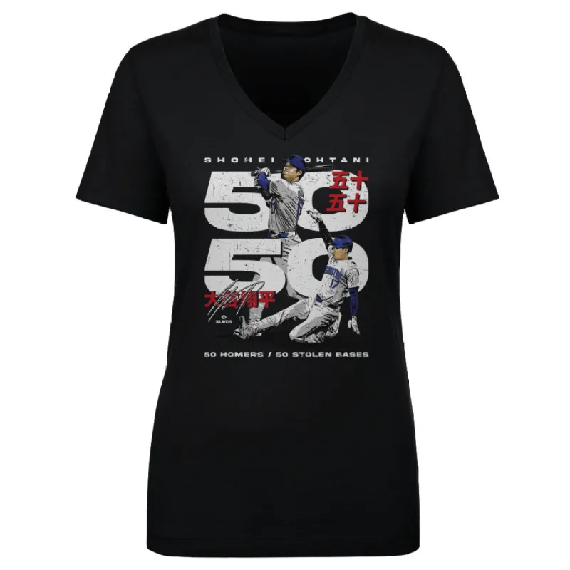 Shohei Ohtani Los Angeles D 50-50 Club Japanese WHT sold by 500 Level