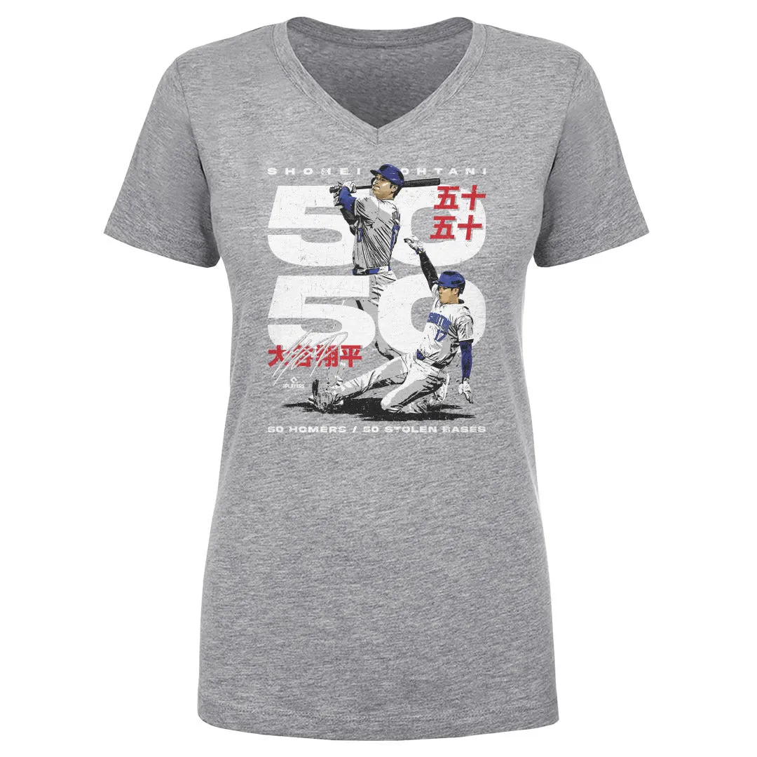 Shohei Ohtani Los Angeles D 50-50 Club Japanese WHT sold by 500 Level product image thumbnail 3