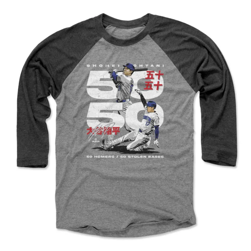 Shohei Ohtani Los Angeles D 50-50 Club Japanese WHT sold by 500 Level