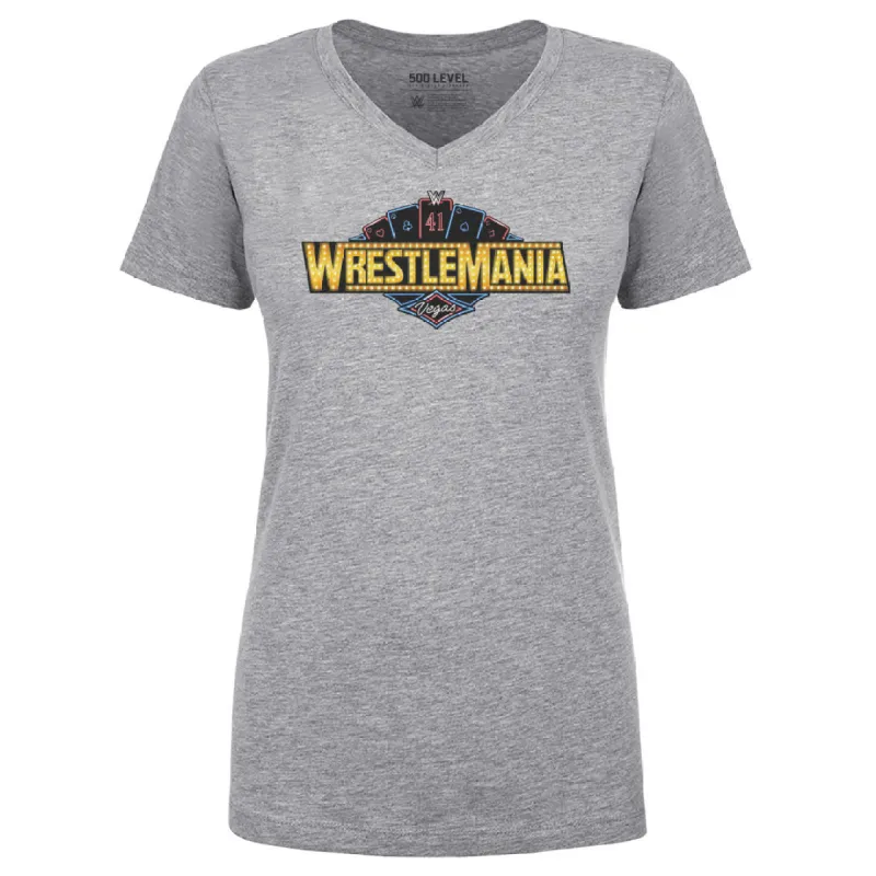Wrestlemania 41 Las Vegas Logo WHT sold by 500 Level