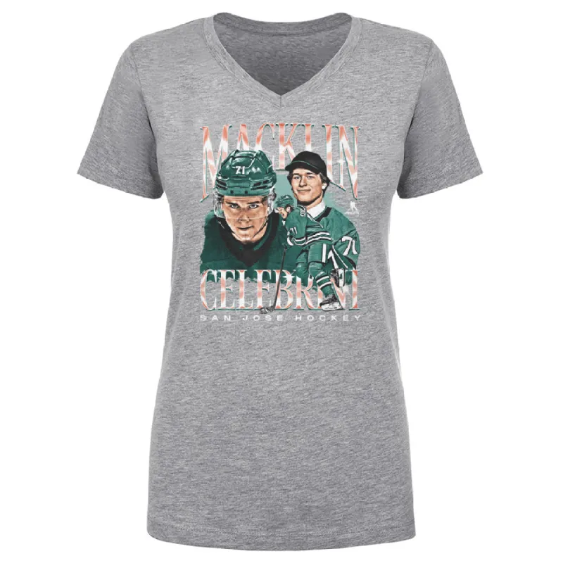 Macklin Celebrini San Jose Vintage WHT sold by 500 Level