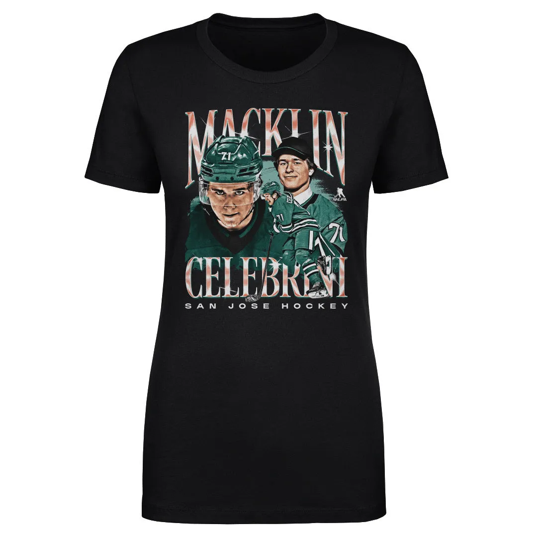 Macklin Celebrini San Jose Vintage WHT sold by 500 Level