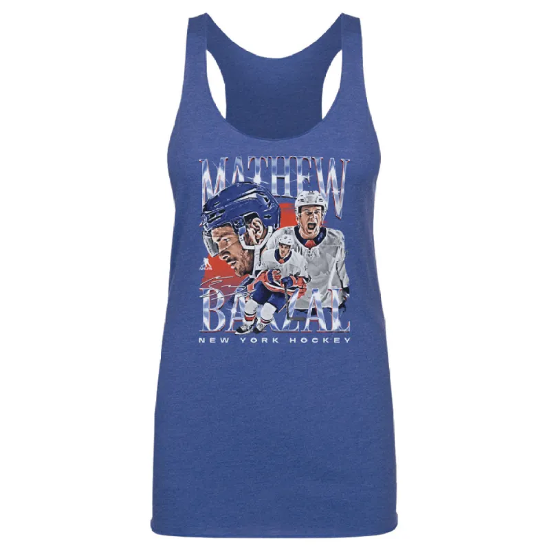 Mathew Barzal New York I Vintage WHT sold by 500 Level