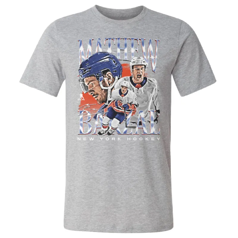 Mathew Barzal New York I Vintage WHT sold by 500 Level