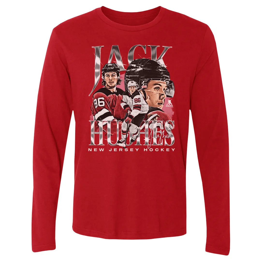 Jack Hughes New Jersey Vintage WHT sold by 500 Level product image thumbnail 2