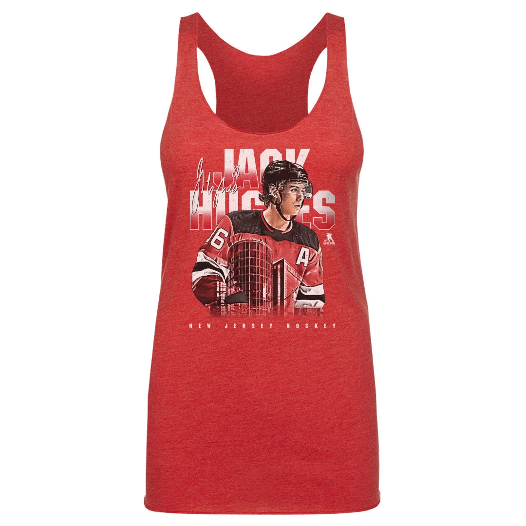 Jack Hughes New Jersey Landmark WHT sold by 500 Level product image thumbnail 2