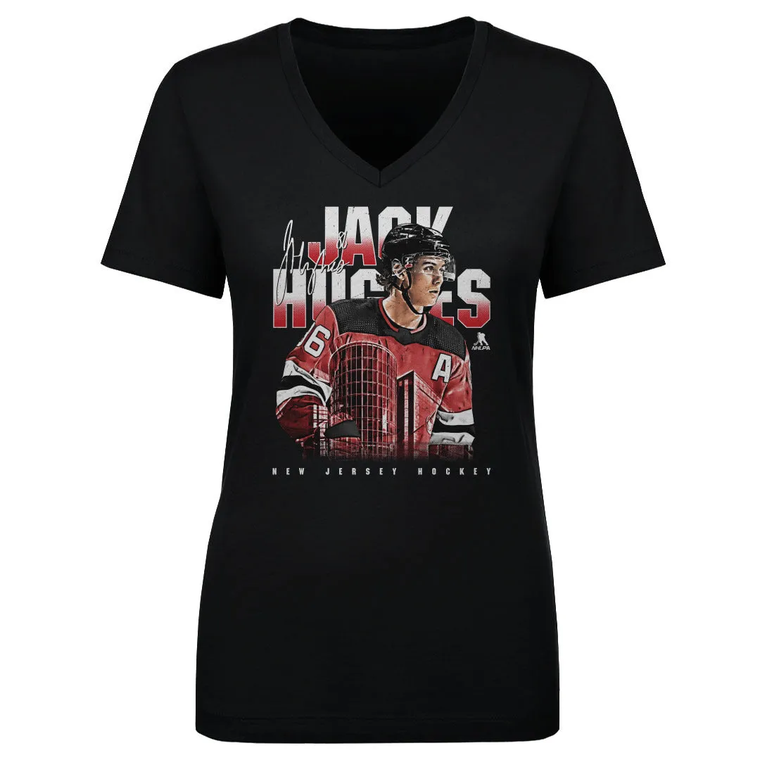 Jack Hughes New Jersey Landmark WHT sold by 500 Level product image thumbnail 2