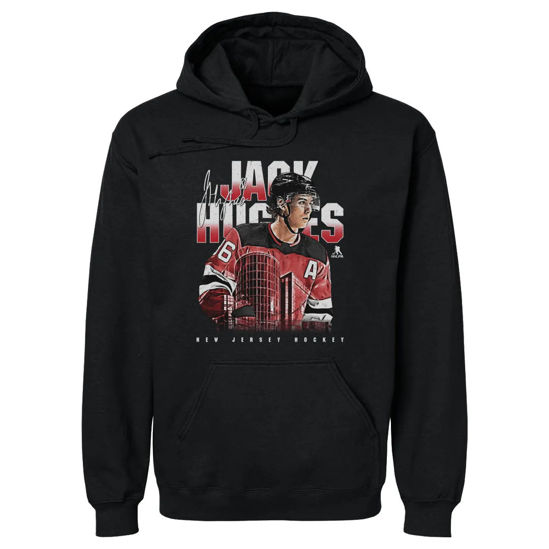 Jack Hughes New Jersey Landmark WHT sold by 500 Level product image thumbnail 3