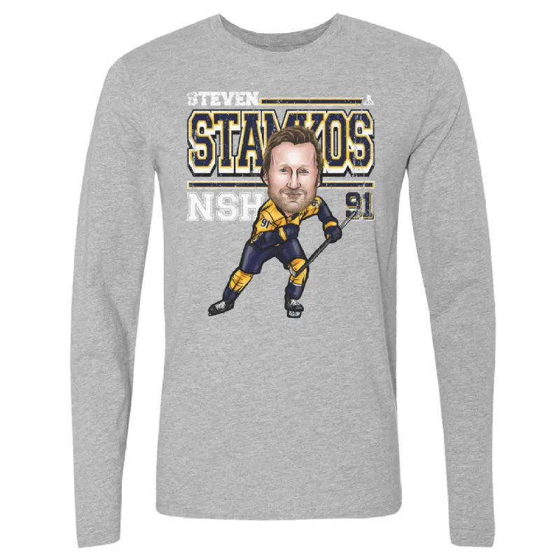 Steven Stamkos Nashville Cartoon WHT sold by 500 Level