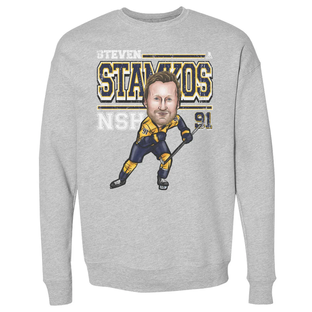 Steven Stamkos Nashville Cartoon WHT sold by 500 Level