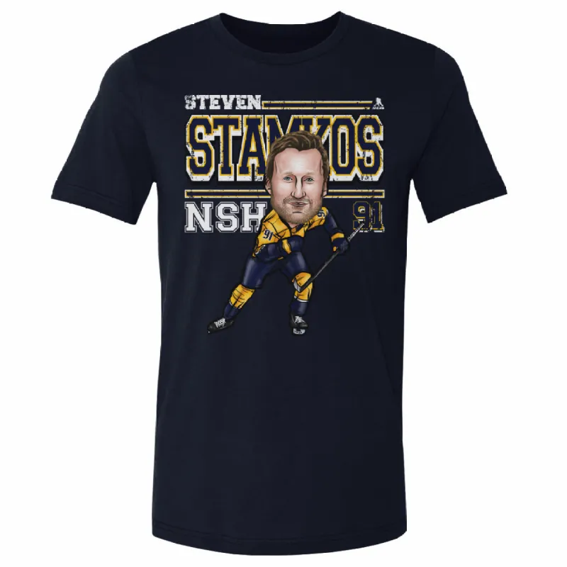 Steven Stamkos Nashville Cartoon WHT sold by 500 Level