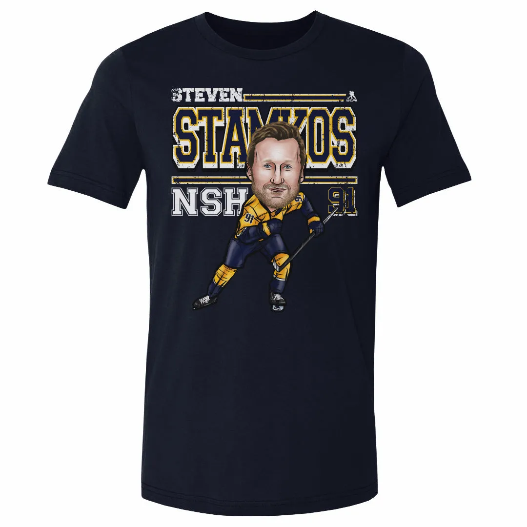 Steven Stamkos Nashville Cartoon WHT sold by 500 Level