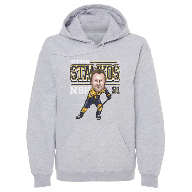 Steven Stamkos Nashville Cartoon WHT sold by 500 Level