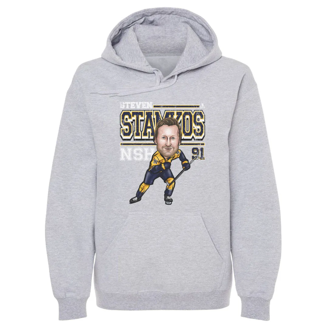 Steven Stamkos Nashville Cartoon WHT sold by 500 Level