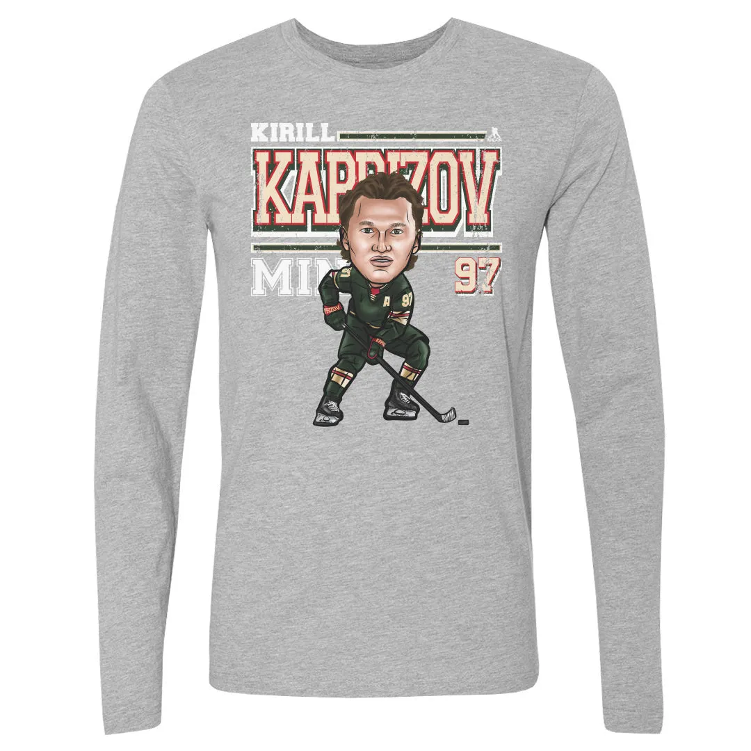 Kirill Kaprizov Minnesota Cartoon WHT sold by 500 Level