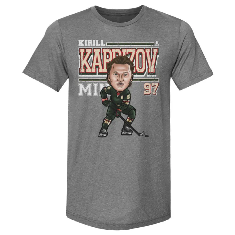 Kirill Kaprizov Minnesota Cartoon WHT sold by 500 Level