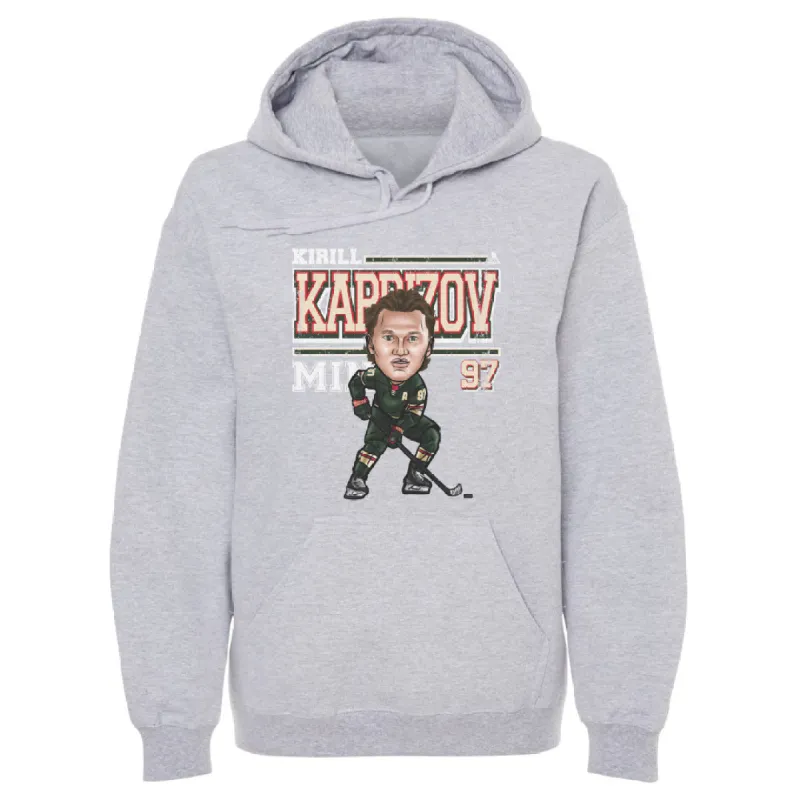 Kirill Kaprizov Minnesota Cartoon WHT sold by 500 Level