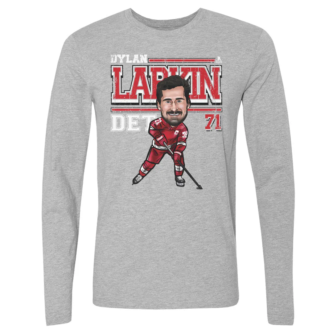 Dylan Larkin Detroit Cartoon WHT sold by 500 Level