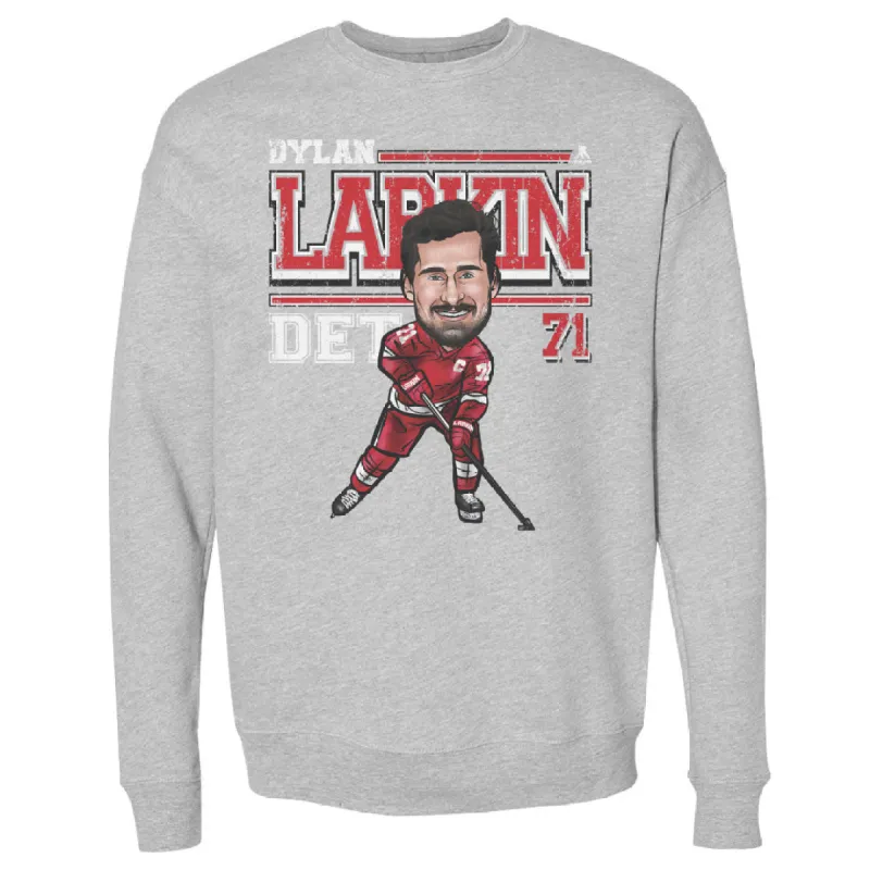 Dylan Larkin Detroit Cartoon WHT sold by 500 Level